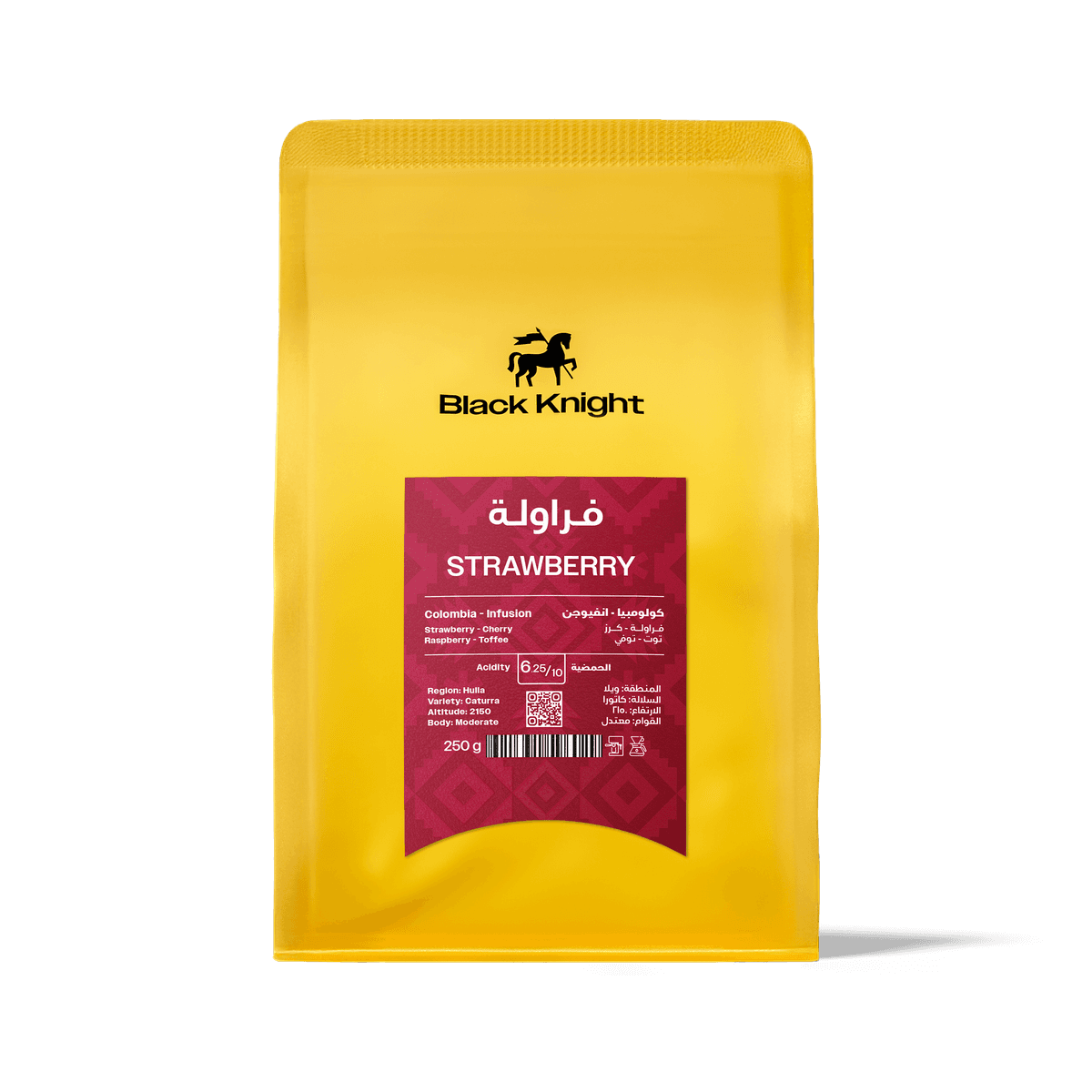 Black Knight Strawberry coffee bag