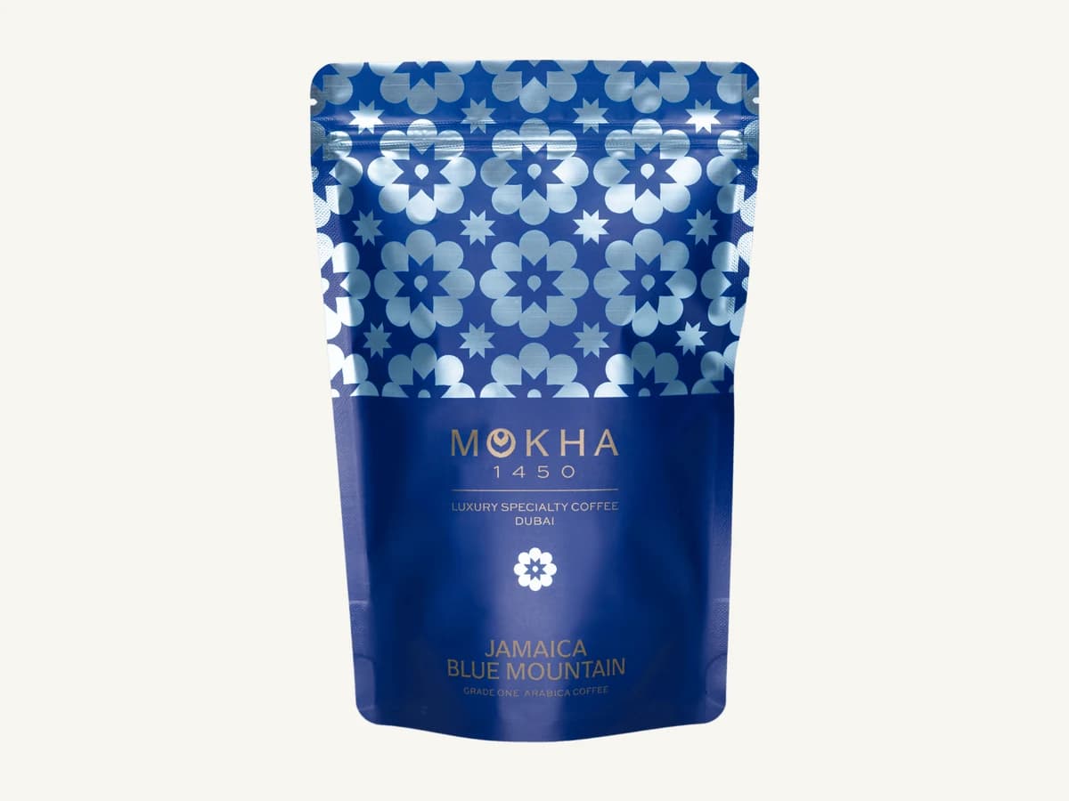 Jamaica Blue Mountain coffee bag