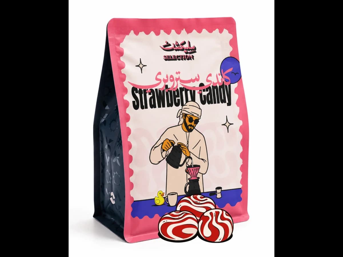 Candy-Strawberry coffee bag