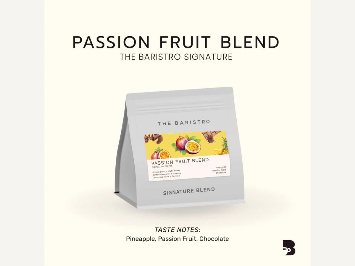 Passion Fruit Blend coffee bag