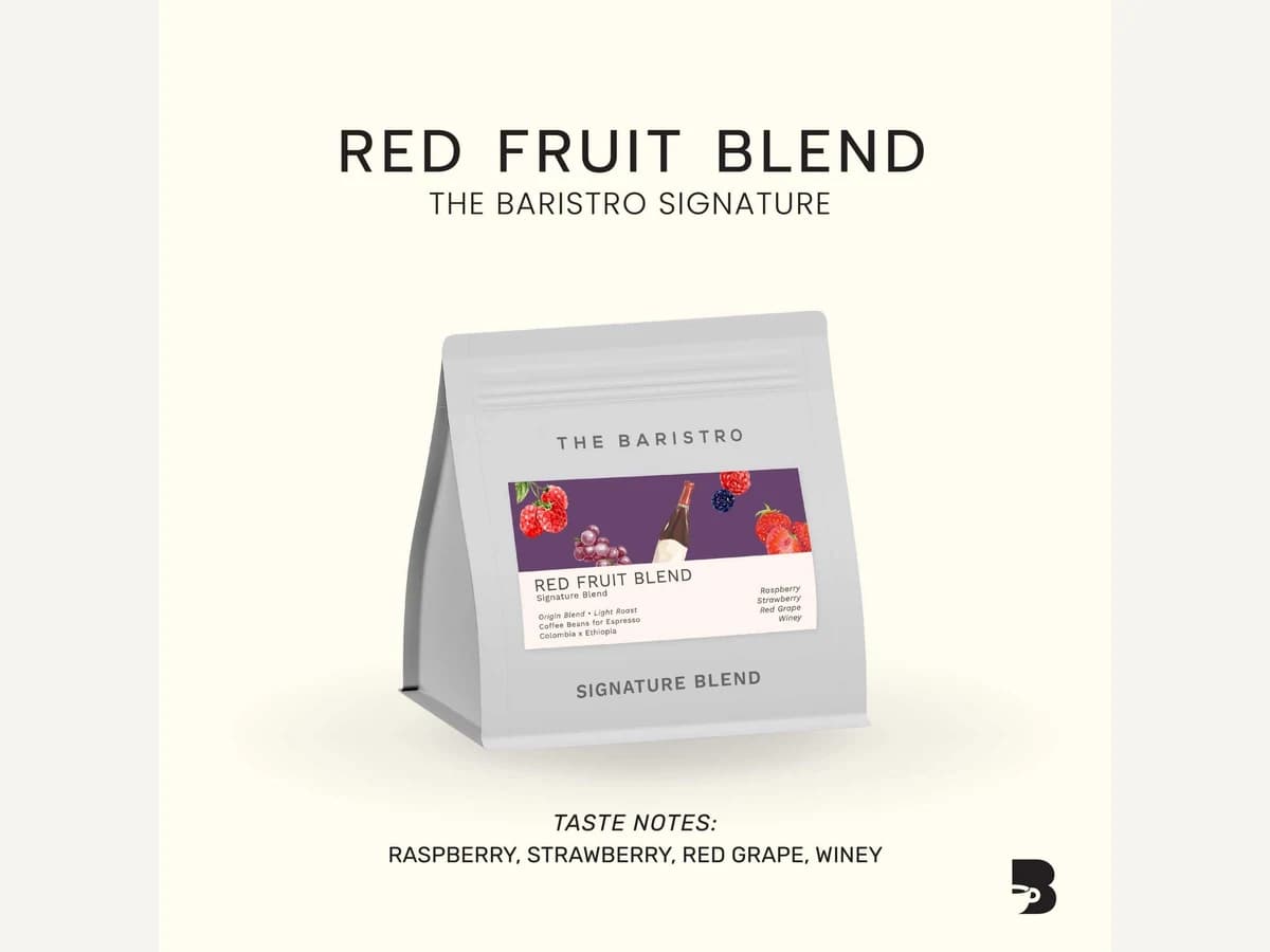Red Fruit Blend coffee bag